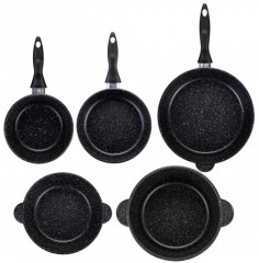 Набор посуды «Черный мрамор» - Фото 6