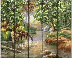 Картина по номерам «Утро в лесу» - Фото 1