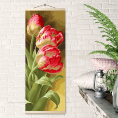 Картина по номерам «Красивые тюльпаны» панно - Фото 1