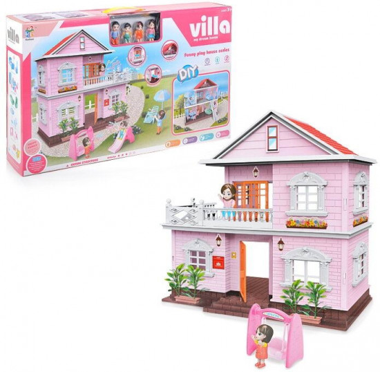 Дом кукольный с мебелью