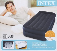 Кровать надувная с подголовником «Twin» 99х191х42 см - Фото 1