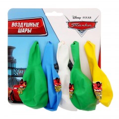 Воздушные шары «С днем рождения! Тачки» (набор 5 шт), 30 см - Фото 2