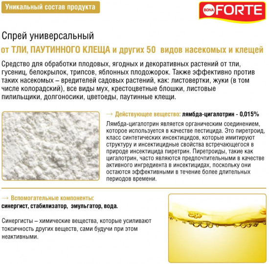 Спрей от тли и паутинного клеща универсальный