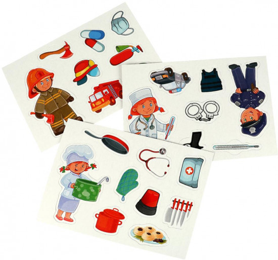 Игра с липучками «Профессии»