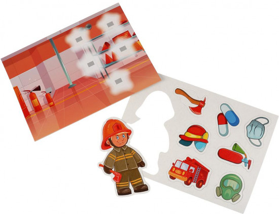 Игра с липучками «Профессии»