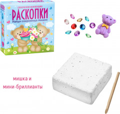 Набор для проведения раскопок «Сокровища Мишки» - Фото 1
