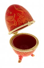 Шкатулка «Павлины на красном» - Фото 1