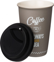 Кружка с крышкой «Coffemania» - Фото 2