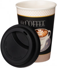 Кружка с крышкой «Coffemania» - Фото 2