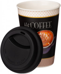 Кружка с крышкой «Coffemania» - Фото 2