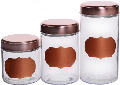 Набор банок для сыпучих продуктов - Фото 1