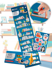 Постер со скретч-слоем «100 книг, которые должен прочитать каждый» - Фото 2