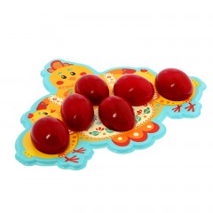 Пасхальная подставка под 6 яиц и кулич «Цыплята» - Фото 4