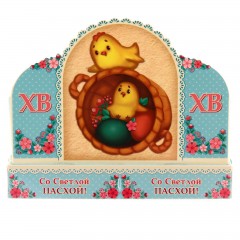 Пасхальная подставка на 8 яиц «Христос Воскресе!» печеный стиль - Фото 4