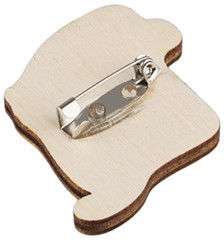 Значок деревянный - Фото 1