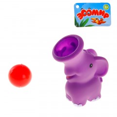 Набор игровой «Зоомир»: слоник-стрелялка, 1 шарик, цвет в ассортименте - Фото 1