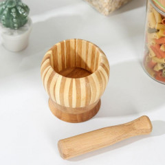 Ступка с пестиком «Полоски» - Фото 2