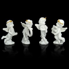 Сувенир «Ангелочек с буквой в золотом ободке», в ассортименте - Фото 3