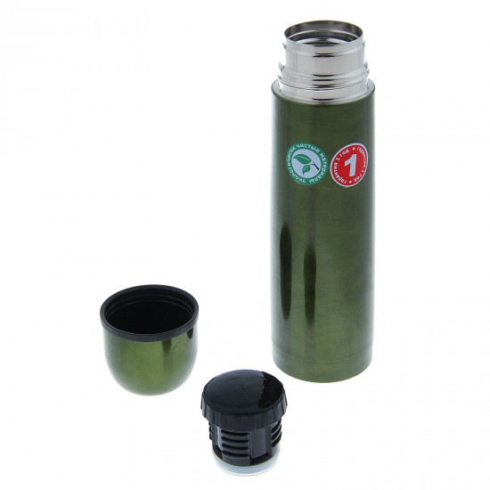 Термос бытовой «Арктика» вакуумный, 500 мл, болотный