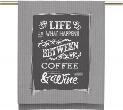 Комплект полотенец вафельных - Фото 2