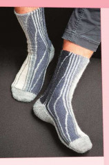 Оригинальные носочки. Новая техника. Вяжем спицами - Фото 4