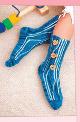 Оригинальные носочки. Новая техника. Вяжем спицами - Фото 5