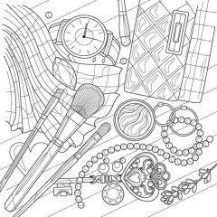 Раскраска-антистресс для работы маркерами. Обложка с кедами - Фото 1