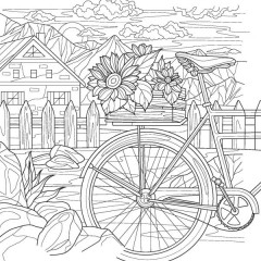 Раскраска-антистресс для работы маркерами. Обложка с кедами - Фото 3