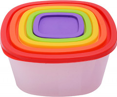 Набор контейнеров для продуктов с крышками - Фото 2