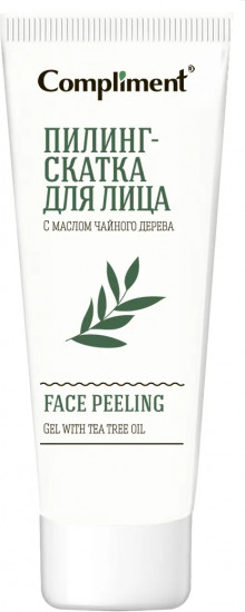 Пилинг-скатка для лица с маслом чайного дерева