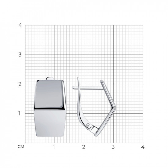 Серьги из серебра