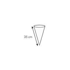 Мешочек для украшения блюд «Delicia» (35 см) полотняный - Фото 1