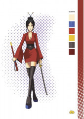 Скетчбук «Manga». Голубая с зеленым обложка - Фото 9