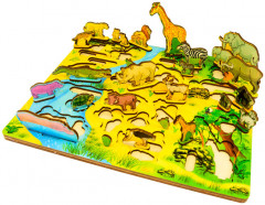 Доска развивающая 3D «Водопой на Лимпопо» - Фото 1