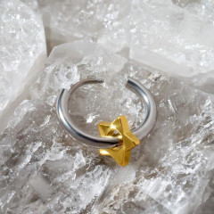 Пирсинг в ухо «Звезда» - Фото 1