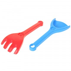 Набор лопатка с граблями «Цветочек» - Фото 4