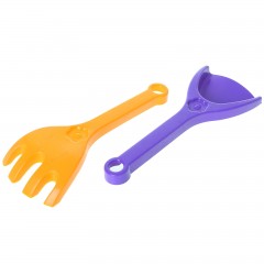 Набор лопатка с граблями «Цветочек» - Фото 3