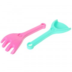 Набор лопатка с граблями «Цветочек» - Фото 2