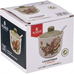 Сахарница с ложкой «Корейская роза» - Фото 1