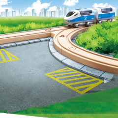 Элемент железной дороги «Развилка T-образная» - Фото 1