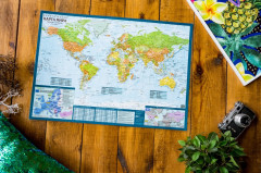 Карта настольная двухсторонняя - Фото 1