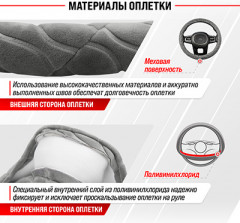 Оплетка для рулевого колеса - Фото 2