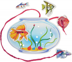 Веселые рыбки. Занимательная шнуровка - Фото 1
