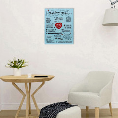 Картина на холсте «Правила дома» - Фото 3