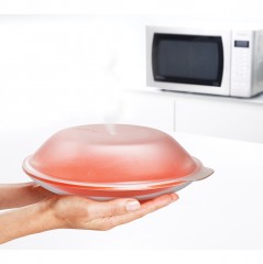 Блюдо с двойными стенками для микроволновой печи «M-Cuisine», оранжевое - Фото 1