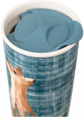 Кружка с крышкой «Лиса» - Фото 3