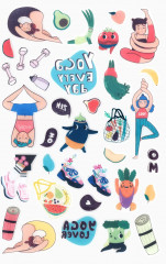 Наклейки «Yoga lover» - Фото 1