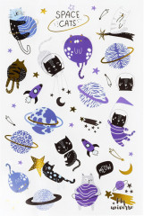 Наклейки «Space cats» - Фото 1