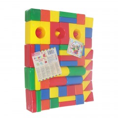 Строительный набор, 60 элементов 6х6 см - Фото 2