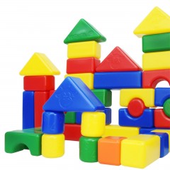 Строительный набор, 60 элементов 4х4 см - Фото 3